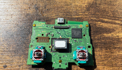 Worn controller stick module before stick drift repair