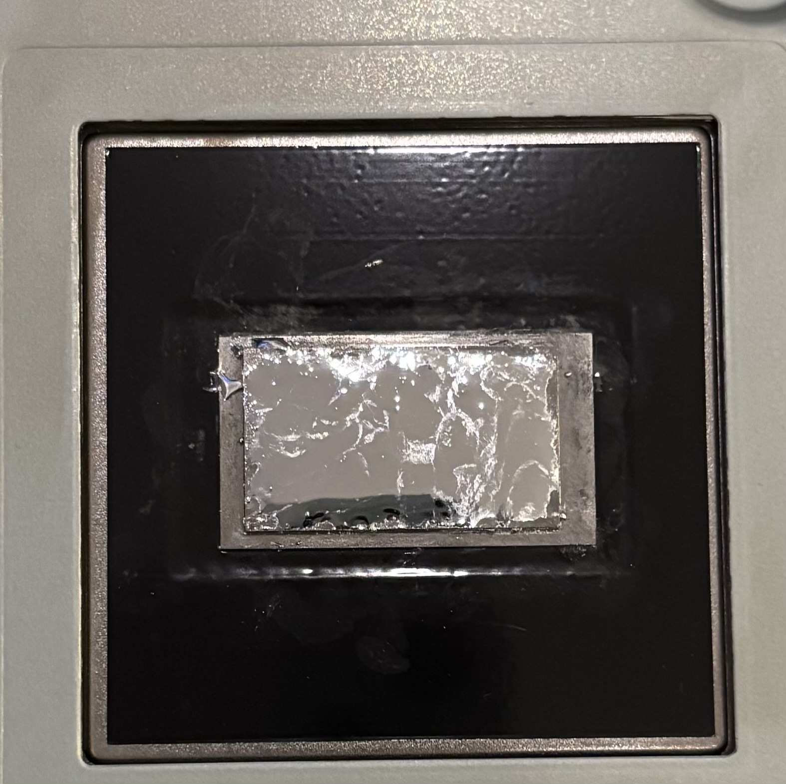 PS5 cooling assembly after its deep clean and liquid metal service